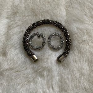 Sparkly Earrings and Bracelet Set